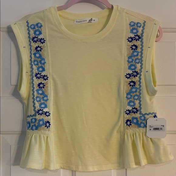 Altar'd State Tops - ALTAR’D STATE Maisie Embroidered Top